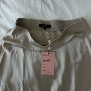 Quince Elegant Cream Skirt